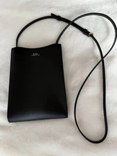 A.P.C. Men Mini Shoulder Bag Limited Edition Style Refined Minimalism Timeless D