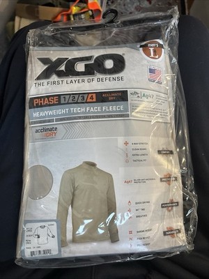XGO PHASE 4 Heavyweight Tech Fleece - Acclimate Dry New In Pkg  Men s Large L