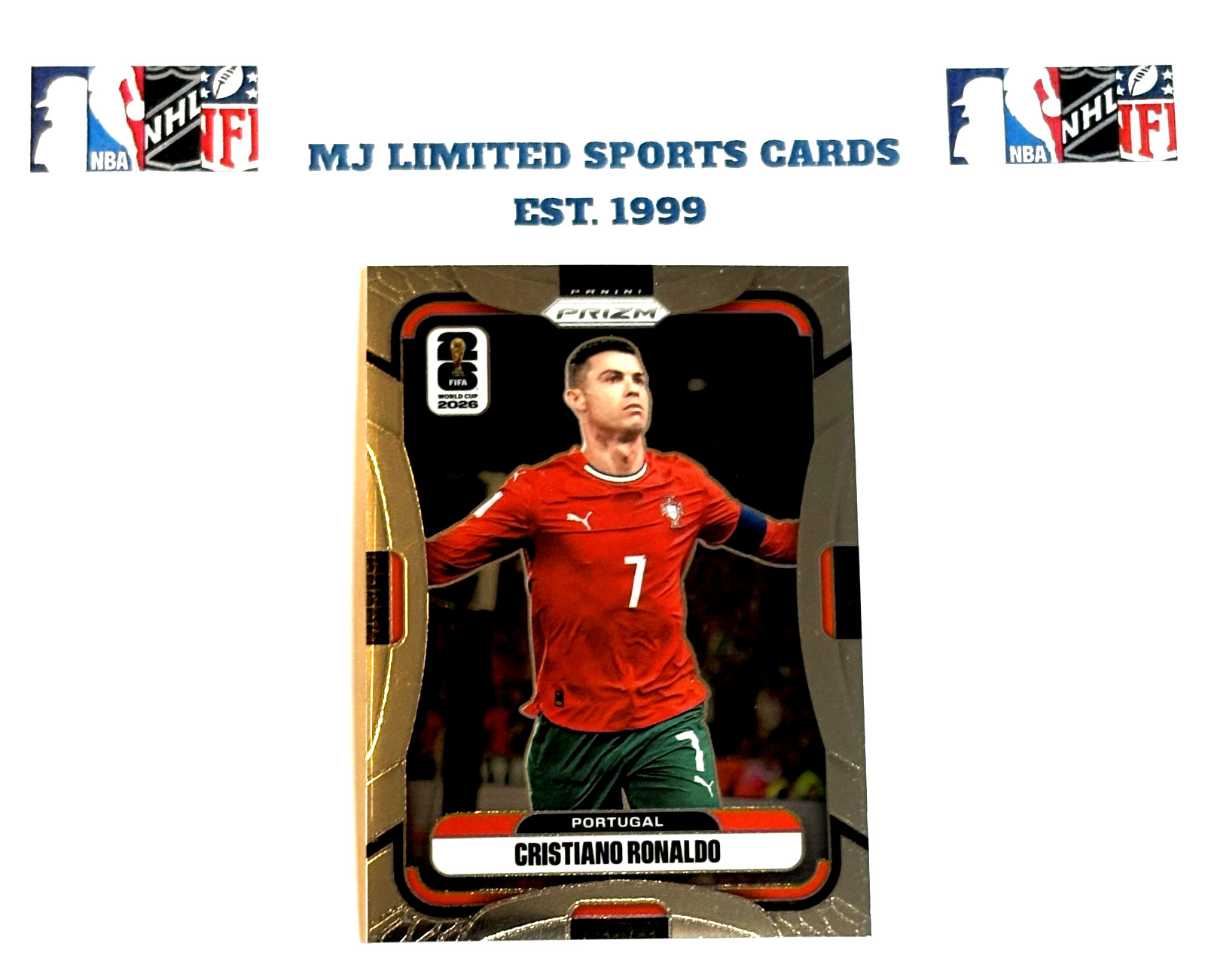 2026 Panini Prizm FIFA World Cup Cristiano Ronaldo Variation Portugal SSP view 1