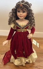 Franklin Mint Heirloom Doll Little Juliet Maiden of Verona Fine Porcelain Signed