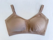 Warner's Easy Does It Lightly Lined Wireless Bra Style RM3911A Size XL Tan Nude