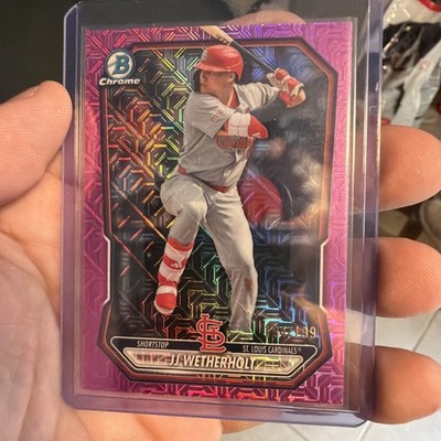 2026 Bowman Chrome - JJ Wetherholt #BCP-115 Fuscia Mojo Refractor/199