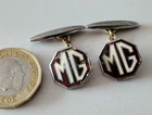 Vintage MG Cufflinks.  one careful owner...?!