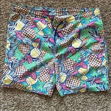 Vineyard Vines Small Swim Pineapple Palm Pina Colada