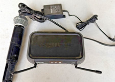 SHURE WIRELESS MICROPHONE SYSTEM PGX4 RECEIVER  PGX2 TRANSMITTER MIC 524-542MHz