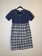 Vintage Grandmacore Betchamel Heart Print Dress Size Small