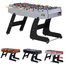 Monarch 48" Folding Foosball Table   Compact Indoor 48" L X 24" W X 32" H Gray