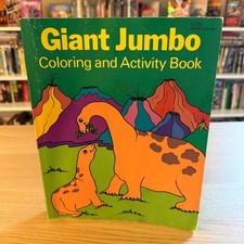 Vintage Giant Jumbo Coloring and Activity Book