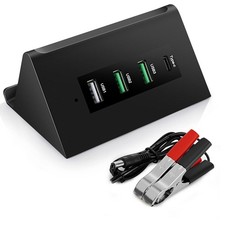 DC 12V 24V to 5V USB Step Down Converter 68W 12v to USB Multi Port Power Adap...