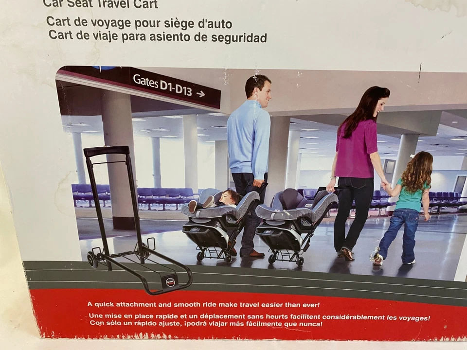 Carrinho de viagem Britax assento de carro S840500 ajustável dobrável compatível com avião - Imagem 4 de 4