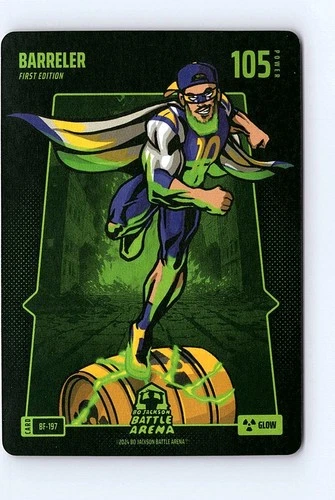 Bo Jackson Battle Arena #BF-197 Barreler Cooper Kupp Glow Foil