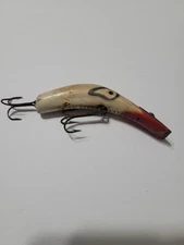 KAUTZKY LAZY IKE 3  WOOD DIVING CRANKBAIT VINTAGE FISHING LURE