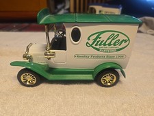 Golden Wheels Fuller Brush Company Die Cast Truck Coin Bank. With Key. Good Cond