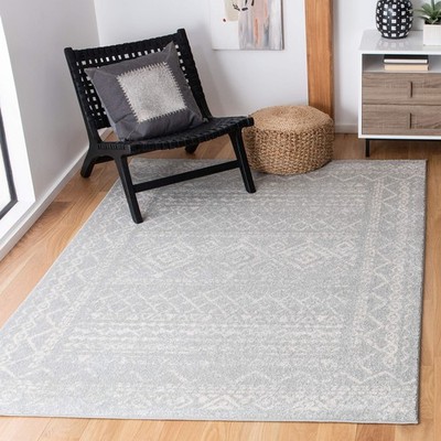Safavieh Tulum Collection Area Rug - 53 X 76 Light Grey Ivory Moroccan Boho