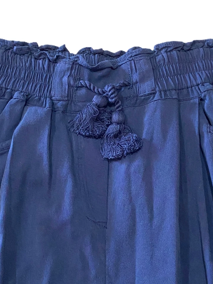 Pantalones ZARA Niños Acanalados Cintura Elástica Borla Cordón Calce Suelto Algodón Niñas 8 Foto 3 de 4