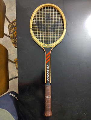 Ilie Nastase Adidas Tennisschläger Vintage Retro