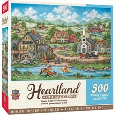 MasterPieces jigsaw puzzle;  Lazy Days of Summer by Bonnie White;  500 pcs