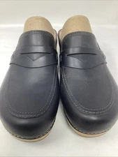 044 Dansko Bel Brown Oiled Penny Loafer Slip-On Mule Women’s 39EU US9