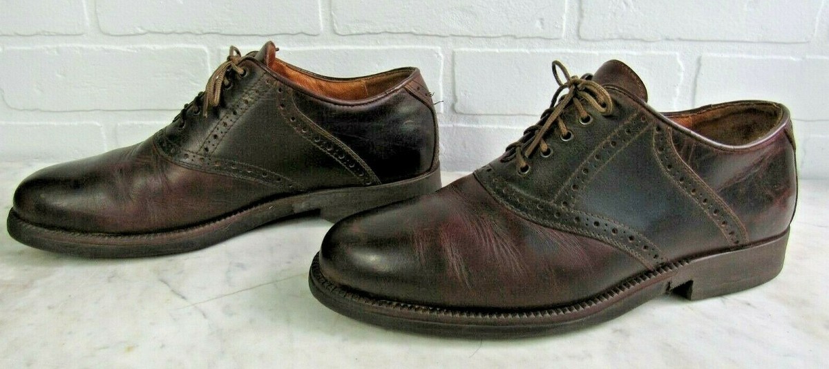 JOHNSTON & MURPHY ITALY LEATHER Passport Mens Saddle Brown 