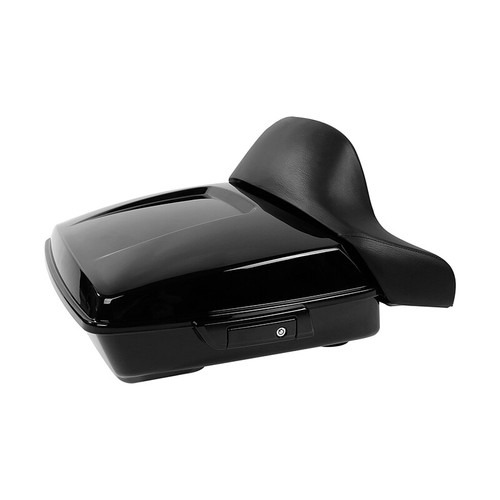 Chopped Trunk Backrest Mount Rack Base Plate Fit For Harley Road King 2014-2025 - Picture 2 of 12