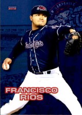 2019 New Hampshire Fisher Cats Choice #24 Francisco Rios Coahuila Mexico MX Card