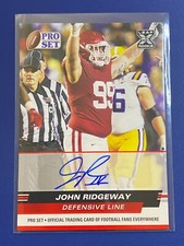 🏈 2022 Leaf Pro Set Football Autograph #PSA-JR3 John RIDGEWAY 🏈