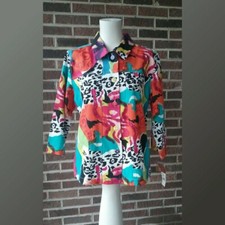 Choices Women's Jacket Multi Colored With Sequins New With Tags Size Large