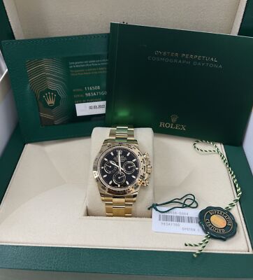 rolex daytona gold 2022