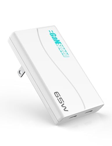 USB C Charger Block 65W, Dual Type C Charger Fast Charging, PD PPS GaN Charge...