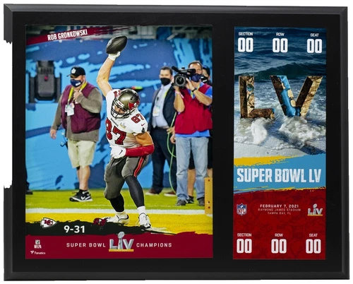 Rob Gronkowski NFL Plaques