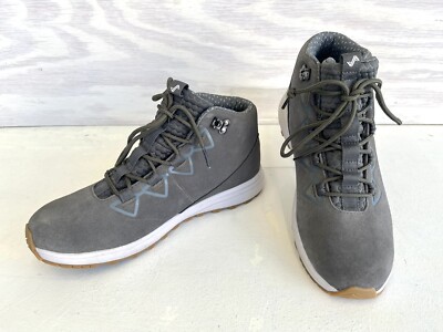 NEW Forsake Tract WP Gray Suede Lace Up Lightweight Mid Top Hiking Shoes Size 9