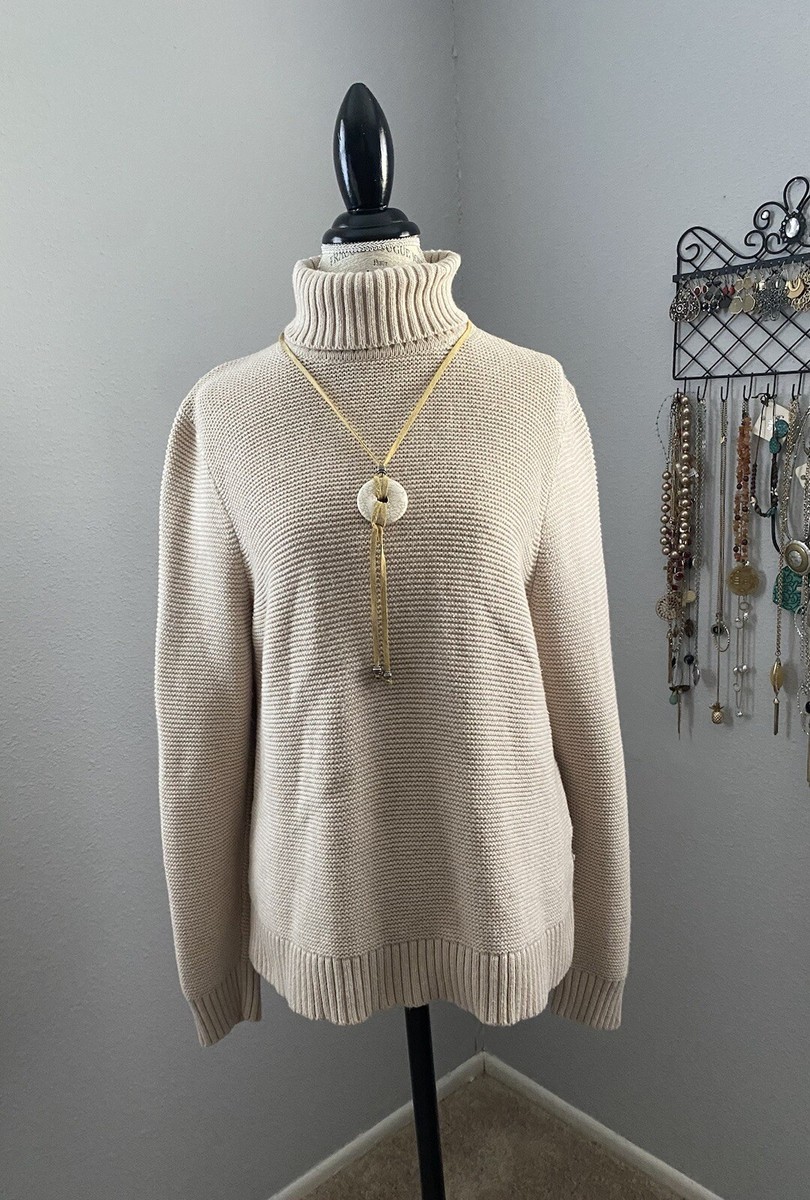 Pull Tricoté J.Crew Ivoire Taille S - Occasion En Très Bon état, Style Pullover