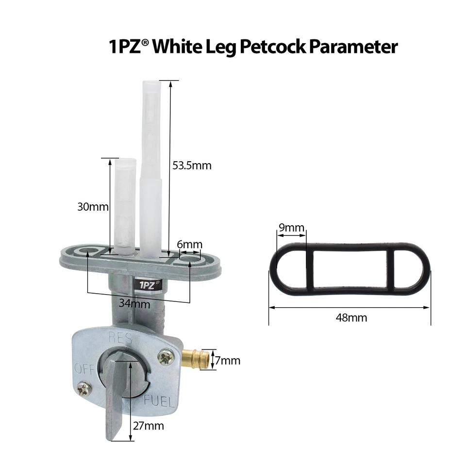 YAMAHA BIG BEAR 350 1987-1999 YFM350 YFM COMBUSTIBLE GAS PETCOCK VÁLVULA INTERRUPTOR BOMBA Foto 3 de 4