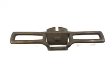 VINTAGE SOLID BRASS RABBET SPOKE SHAVE - STANLEY CUTTER