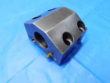 1.5" I.D. BORING BAR LATHE TURRET TOOL HOLDER BLOCK 45MM X 80MM BOLT PATTERN