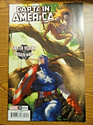 Captain America #30 Spider-Man Villains Variante Cover Kraven 1st Druck Marvel