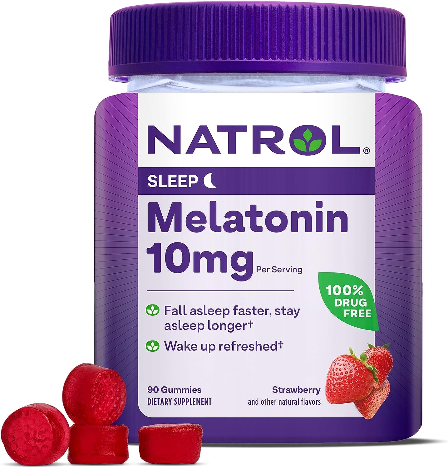 Melatonin Gummies, Sleep Support for Adults, 10 Mg Melatonin Supplement for Slee
