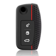 Silicone Rubber Button Key Fob Cover Case for Ford Mondeo 2007-2014