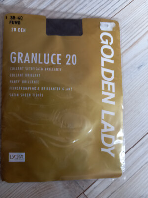 Damen-Strumpfhose GOLDEN LADY- GRANLUCE 20, FUMO Gr. 38-40, 20 DEN -NEU-
