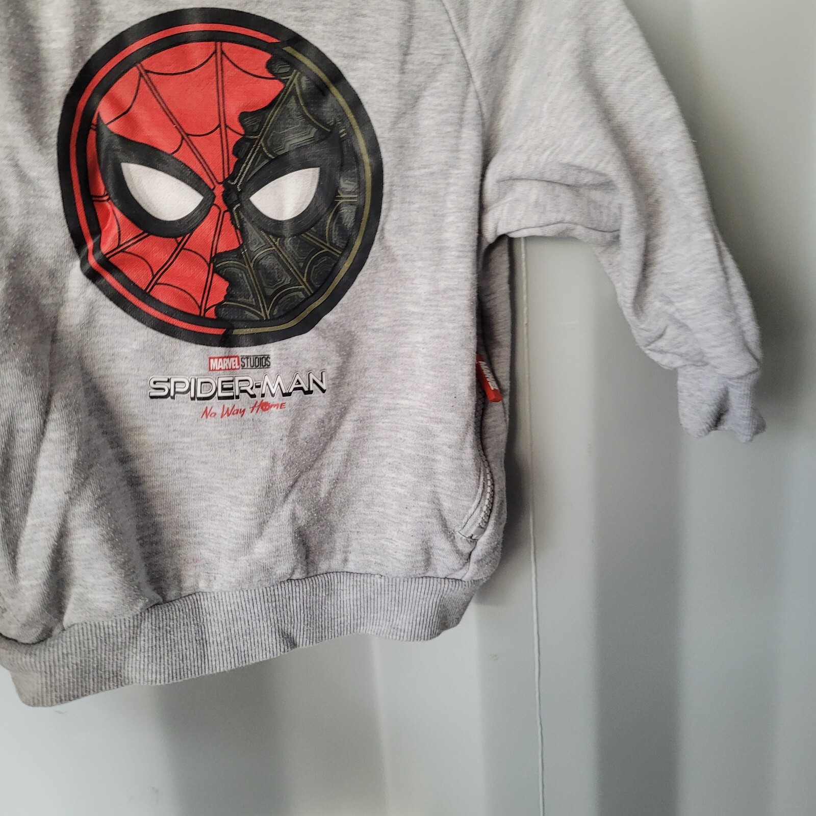 Primark Boys Grey Spiderman Hoodie Age 3-4 Years image 6