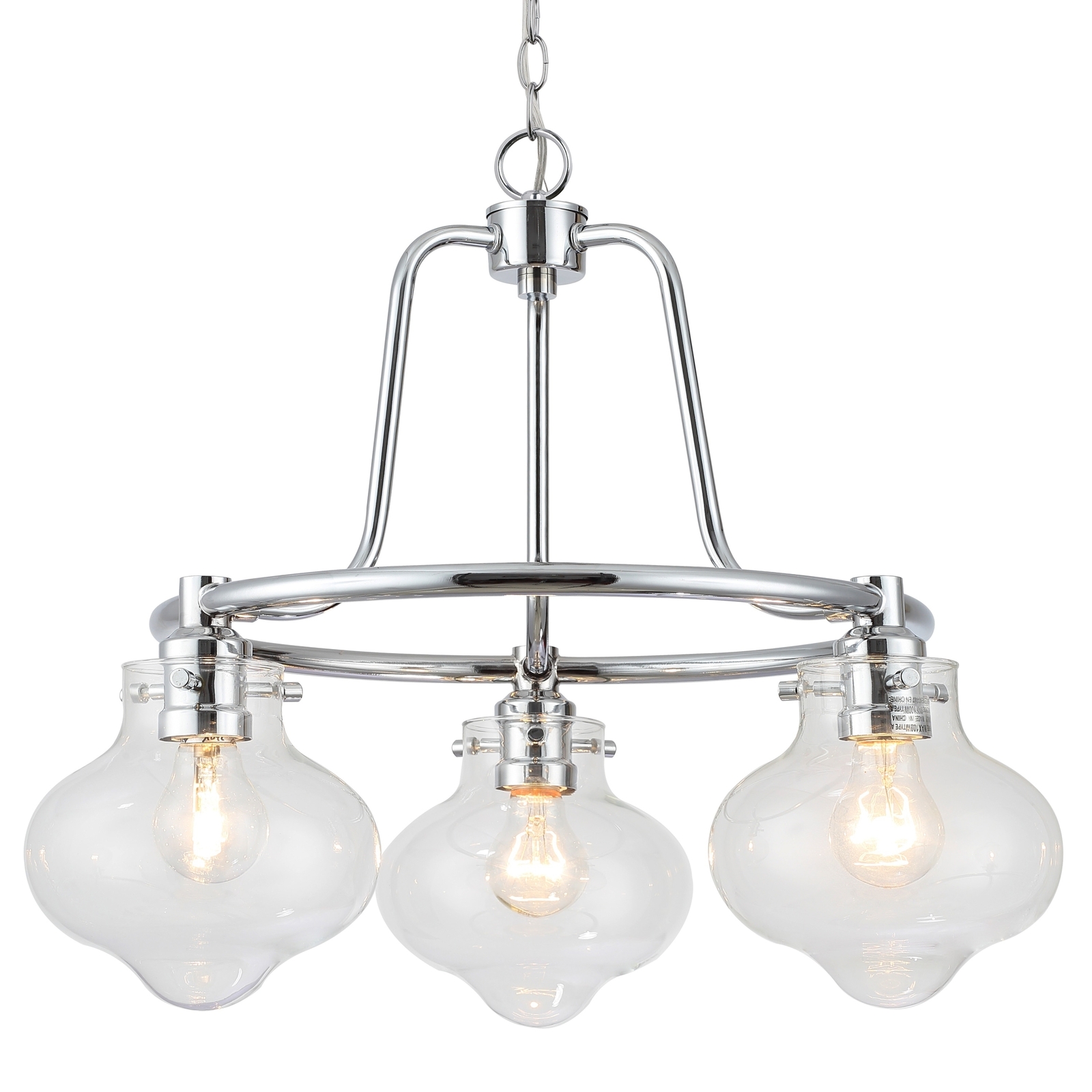 3-light Polished Chrome Chandelier Polished Chrome