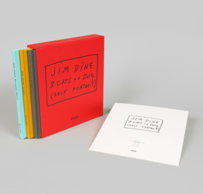Jim Dine 3 Cats & a Dog - Self Portrait (No. 29/50) Signed Print + Book Steidl