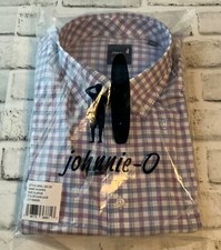 johnnie-O Dress Shirt Size XL Purple PREP-Formance Button Up Wake New NWT