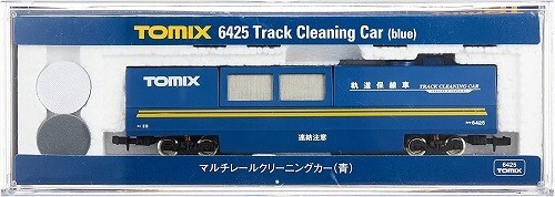 ブルームバーグ　スリンキー TOMIX N Gauge 6425 Multi Rail Cleaning Car Blue Model Train