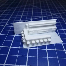 HO Gauge 1:87 Scale Diner Interior Insert Bar Stools Eatery Restaurant Detail 