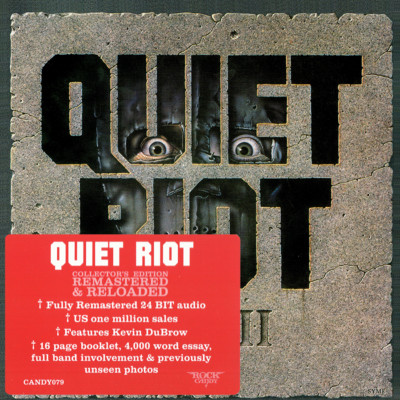 Quiet Riot ~ QR III (1986) CD 2010 Rock Candy Records UK    NEW   
