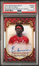 Elly De La Cruz 2022 Bowman'S Best Prospective Royalty Auto #PRED 103/250 PSA 9