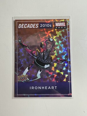 IRONHEART 2020 Upper Deck Marvel Ages Decades 2010s Prizm Refractor D11-4