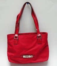 VINTAGE RED MOSCHINO TOTE HANDBAG