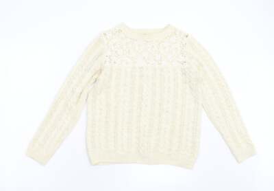 Matalan Damen Pullover Beige Acrylmischung Größe S